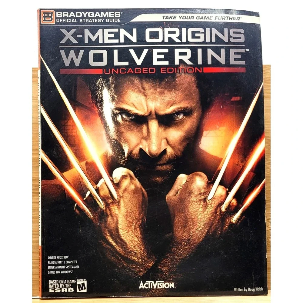 X-Men Origins Wolverine Uncaged Edition Bradygames Strategy Guide